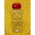 24oz Clear Panel Bear